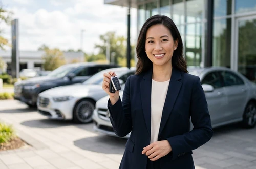 Customer getting answers about their car loan